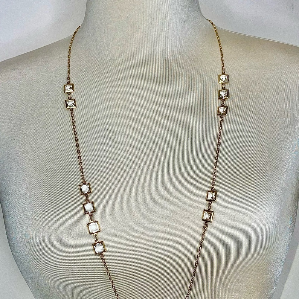Vintage J.Crew Runway Couture Crystal Necklace - Picture 8 of 11